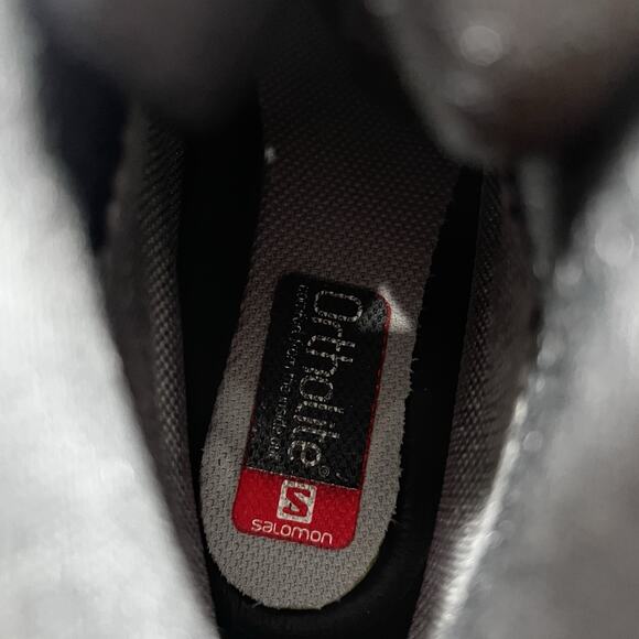 Salomon X Ultra Gore Tex Women US 8.5 Purple Hiking Lace Up Ankle Boots - Picture 6 of 10